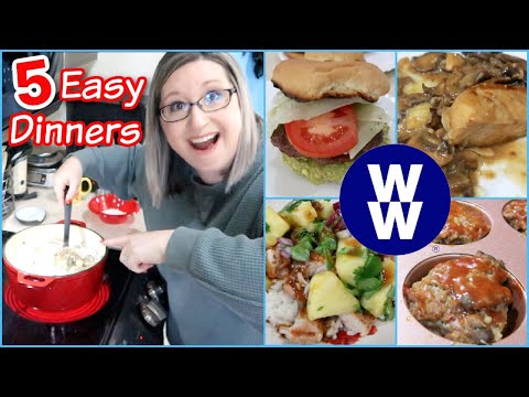 Видео: 5 простых идей для ужина для тех, кто следит за весом