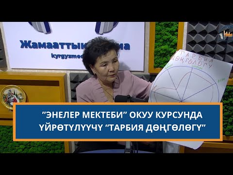 Видео: «Энелер мектеби» окуу курсунда үйрөтүлүүчү «Тарбия дөңгөлөгү»