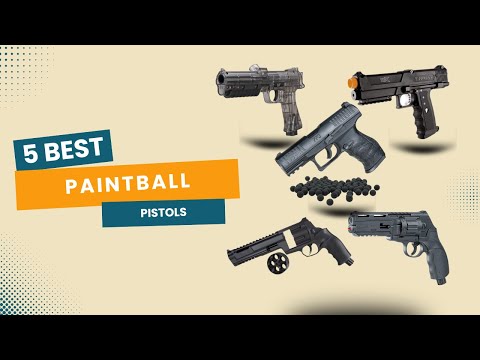 Видео: 5 лучших пейнтбольных пистолетов