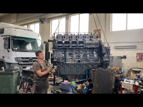 Видео: SCANIA DC12 Капитальный ремонт ДВС