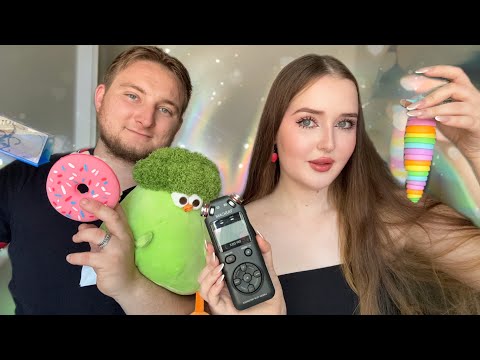 Видео: ♡ ⡡𝒜𝒮𝑀𝑅⡡♡угадываем триггеры С МУЖЕМ❤️🌱на ТАСКАМ🐾
