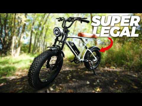 Видео: Этот «суперлегальный» электровелосипед не быстрый, но всё равно весёлый | Обзор Cycrown Cycrun