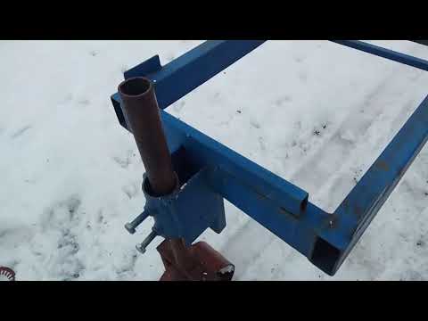 Видео: выдвижная платформа пчелоприцеп