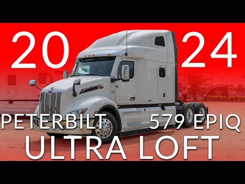 Видео: Самая большая кабина Peterbilt из доступных | Peterbilt 579 EPIQ Ultra Loft Edition 2024 года