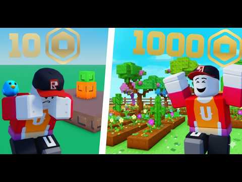 Видео: Сделали игру  Grow a garden  за 10 100 1000  Робуксов