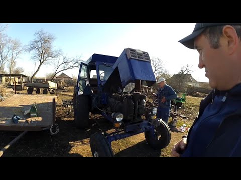 Видео: Трактор Т-40 в гостях у брата (огляд трактора та техніки)