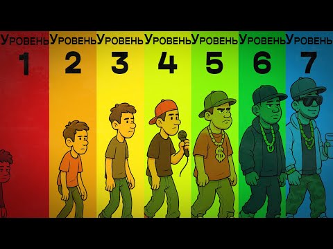 Видео: 7 уровней рэперов