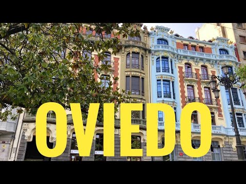 Видео: # 302 Овьедо. Столица Астурии. Север Испании. Прогулка По Городу.   Oviedo.  Centre  Asturias
