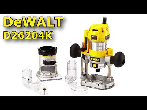 Видео: Фрезер Dewalt D26204K - двухбазный фрезер. Обзор