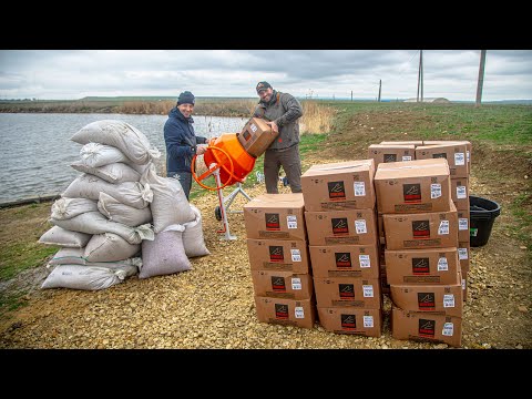 Видео: Продолжаем кормить ТОННУ ПРИКОРМКИ за одну рыбалку! СЕРИЯ 2