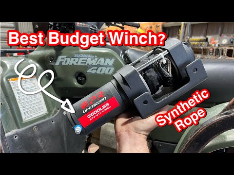 Видео: КАК УСТАНОВИТЬ ЛЕБЕДКУ ДЛЯ КВАДРОЦИКЛА /// Обзор лебедки OPENROAD 3500Lb 💪🏻🏁