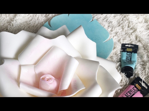 Видео: Ростовой цветок: эксперимент с покраской :) Часть 2