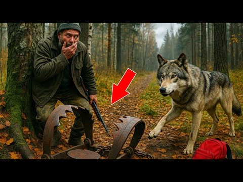Видео: Волк привёл охотника к старому капкану, то что он увидел шокировало!