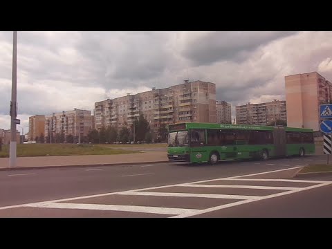 Видео: Автобус №29 (Витебск 2017). Медцентр - Керамзитовый завод.