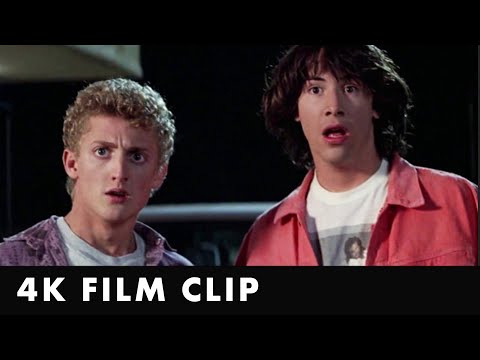 Видео: НЕВЕРОЯТНОЕ ПРИКЛЮЧЕНИЕ БИЛЛА И ТЕДА - Circle K Clip [4K] - В ролях Киану Ривз и Алекс Винтер