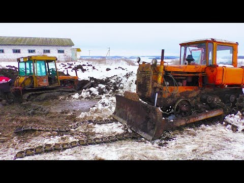 Видео: Утопили два трактора ДТ 75