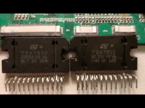 Видео: TDA7850 TDA7560 TDA7388 как отличить подделку от оригинала