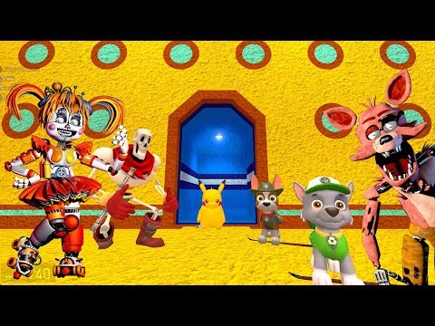 Видео: АНИМАТРОНИКИ ГОНЯЮТСЯ ЗА НАМИ В ЛАБИРИНТЕ ► Garry's Mod