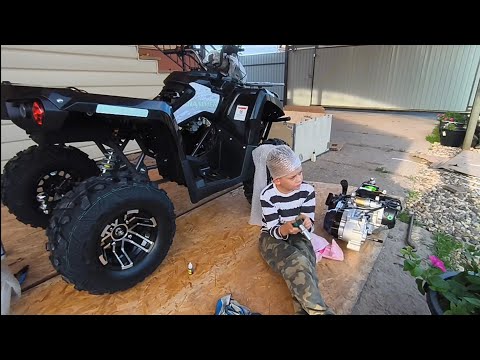Видео: Собираем квадроцикл Mikilon Hammer 200 L PRO из коробки!