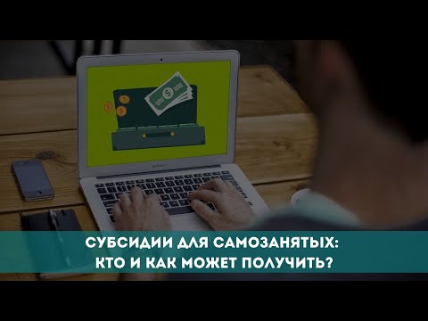 Видео: Субсидии для самозанятых: кто и как может получить?