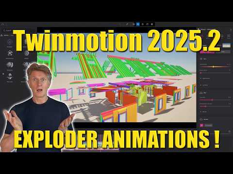 Видео: Анимация Twinmotion Exploder – пошаговое руководство