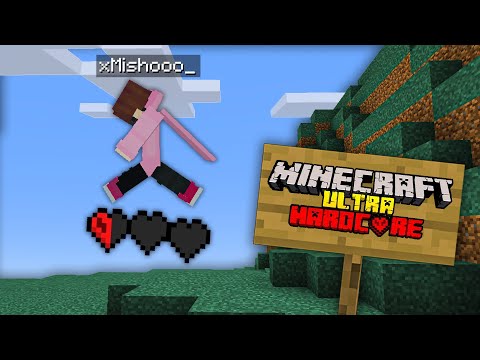 Видео: ОЦЕЛЯХ Без Да Поемам ДЕМИДЖ?! | Ultra Hardcore Survival ЕП1