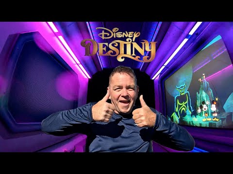 Видео: AquaMouse "Sing a Silly Song" (Гора Злодеев) - Disney Destiny - Rider Cam