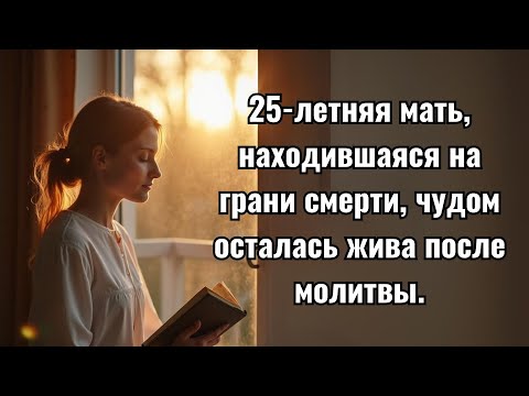 Видео: 25-летняя мать, находившаяся на грани смерти, чудом осталась жива после молитвы.