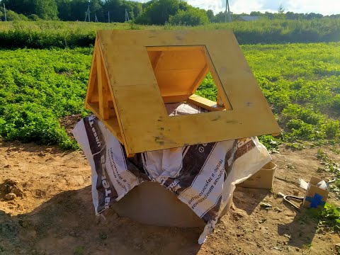 Видео: Домик для колодца за 8 тысяч рублей.