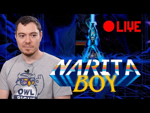 Видео: [СТРИМ] Narita Boy - лорд VHS и его злые программы!