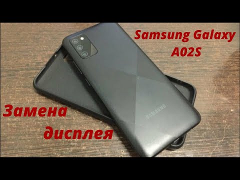 Видео: Samsung Galaxy A02S замена дисплея