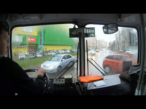 Видео: И стоило оно того ? Попытка объезда ДТП. Работа в выходной | Троллейбус ЗиУ. Чебоксары.