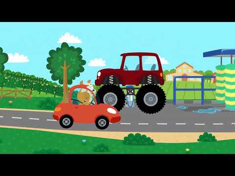 Видео: МонстрТрак - Котэ ТВ - Мультики для самых маленьких F23
