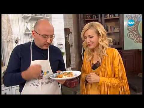 Видео: Шеф Манчев приготвя екзотично пиле с краставица - На кафе (28.11.2017)