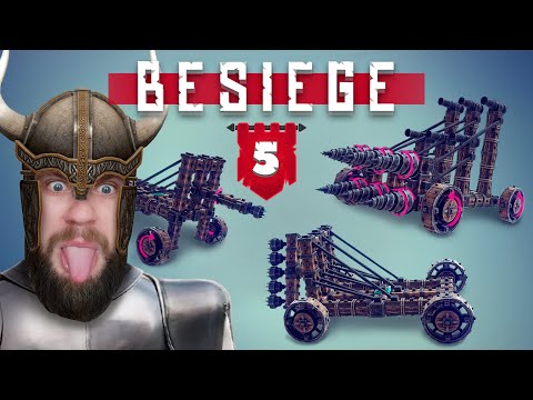 Видео: Вращающийся ОПЕРКРУТЕН перекроет все вентили! // BESIEGE №5