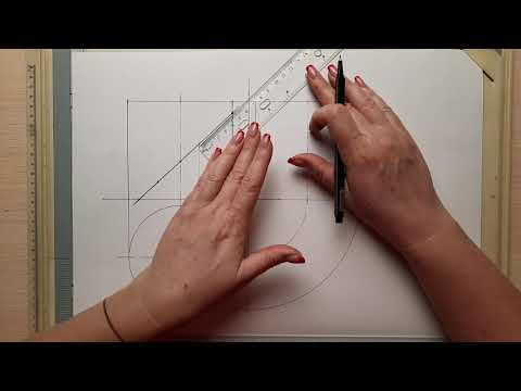 Видео: Начертательная геометрия.  Практическое  занятие к "Лекции №7.  Часть 2."