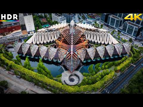 Видео: Самые шокирующие офисы компаний в Китае: Они построили базу пришельцев!