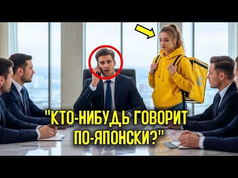 Видео: Гендиректор был в отчаянии без переводчика, пока девушка-курьер не заговорила на четырёх языках