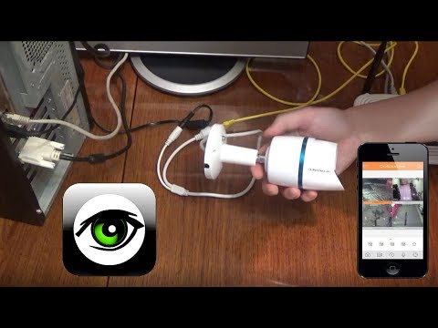 Видео: Подключение IP камеры к компьютеру, видеонаблюдение + онлайн трансляция