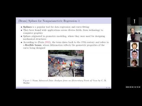 Видео: Зав.каф.,к.т.н. ПМА ФПМ Тавров Данило: Nonparametric Smoothing with Beam Splines Handling Boundaries