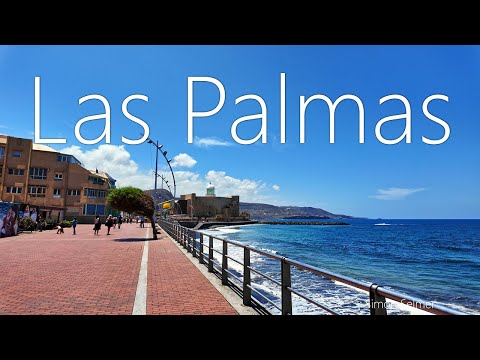 Видео: Лас-Пальмас, Гран-Канария – пешеходная экскурсия