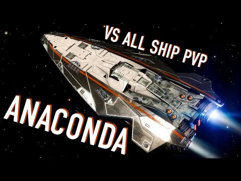 Видео: ЭЛИТНЫЙ ОБЗОР ANACONDA ПРОТИВ ВСЕХ КОРАБЛЕЙ В ПВП Elite Dangerous