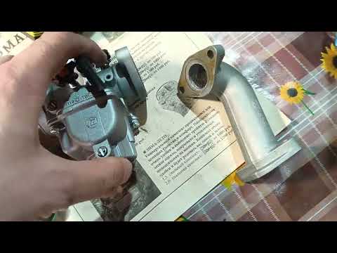 Видео: установка Nibbi 19 на мопед Кольт. часть 1