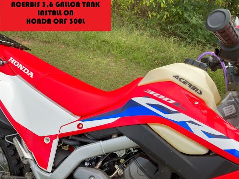Видео: Установка бака Acerbis 3.6 галлона на Honda CRF300L