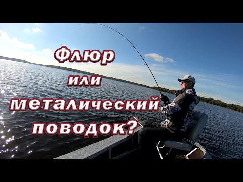 Видео: ЛУЧШИЙ ПОВОДОК НА ЩУКУ и окуня! Флюр или металлический поводок! Что лучше ставить?