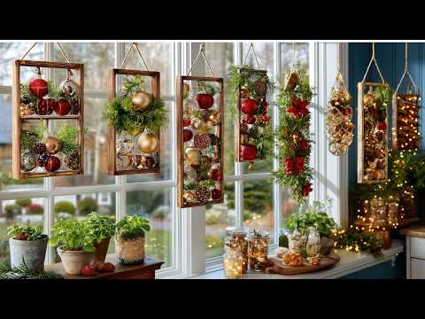 Видео: Малобюджетно, эффектно 🎄 | Шикарные идеи для рождественского декора в красно-золотых тонах 2025 года