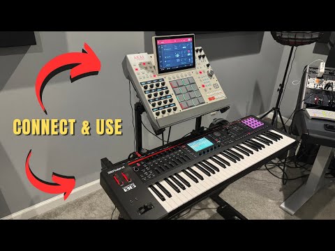 Видео: Как подключить и использовать MPC X SE и Roland Fantom 06