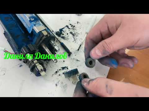 Видео: Ремонт блока проявки, замена шестерни Xerox 250,252,260, 550,560,570,C60,C70,C75,J75,DCP700,700i,770