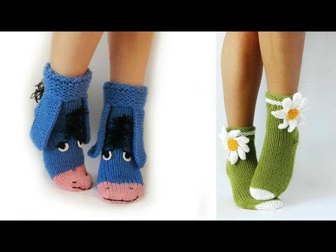 Видео: Вязаные идеи №154 (носки, следки)