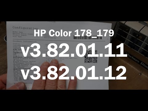 Видео: HP Color 178 / HP 179 Прошивка v.12, v.14 Понижение прошивки | DOWNGRADE FIRMWARE